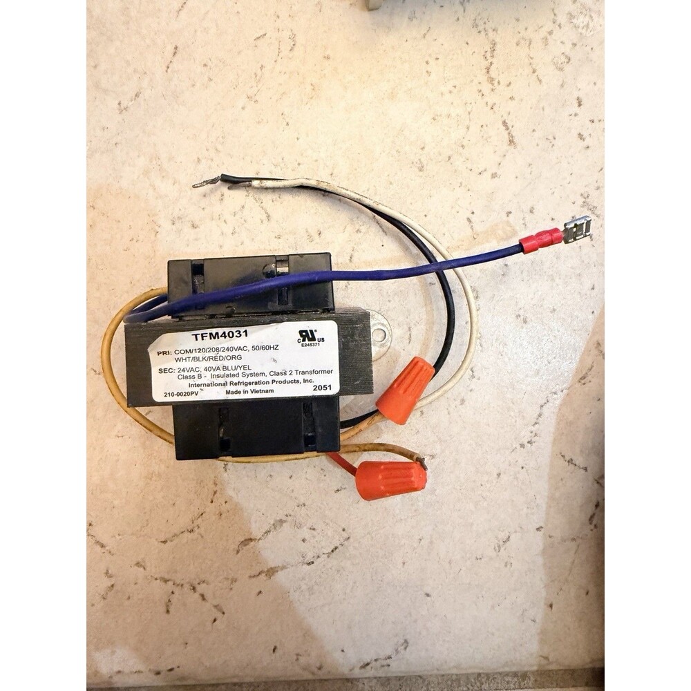 1 IRP TFM4031 HVAC Transformer 40VA 120/208/240V to 24VAC